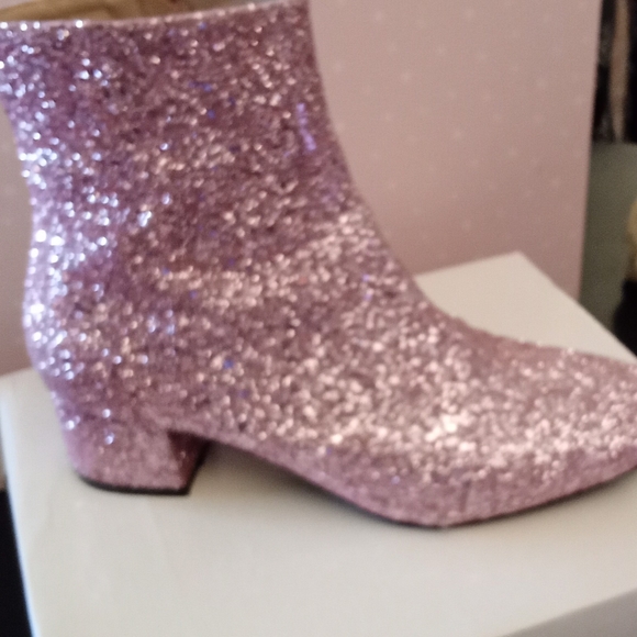 Pink Glitter Boots - Picture 2 of 5
